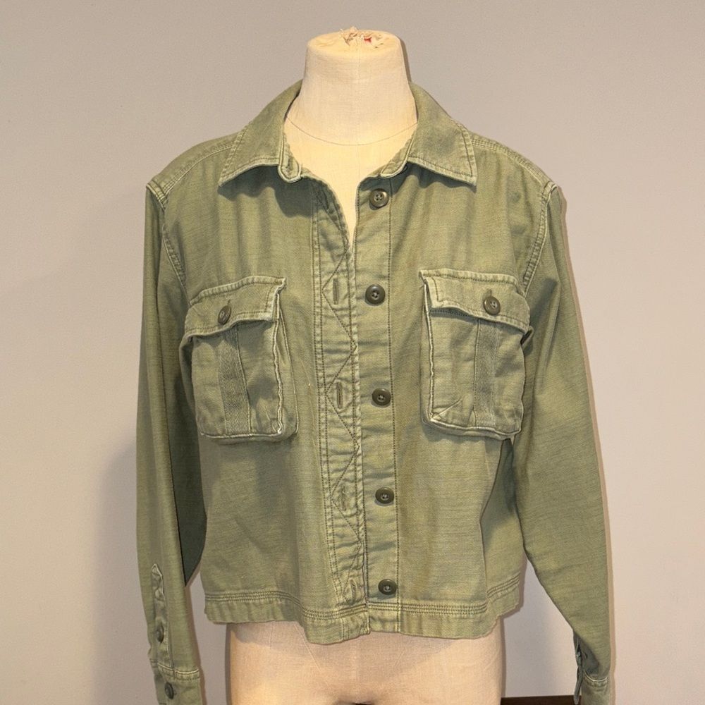 American Eagle Women’s Twill Utility Jacket Size XS